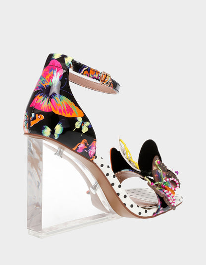 MARLOE BLACK BUTTERFLY - SHOES - Betsey Johnson