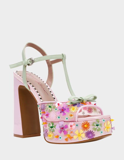 MELODIE PINK MULTI - SHOES - Betsey Johnson