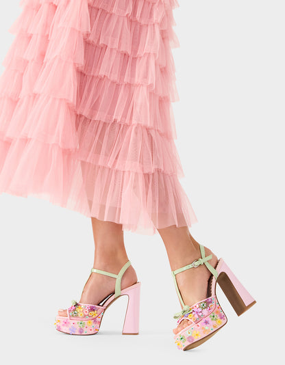 MELODIE PINK MULTI - SHOES - Betsey Johnson