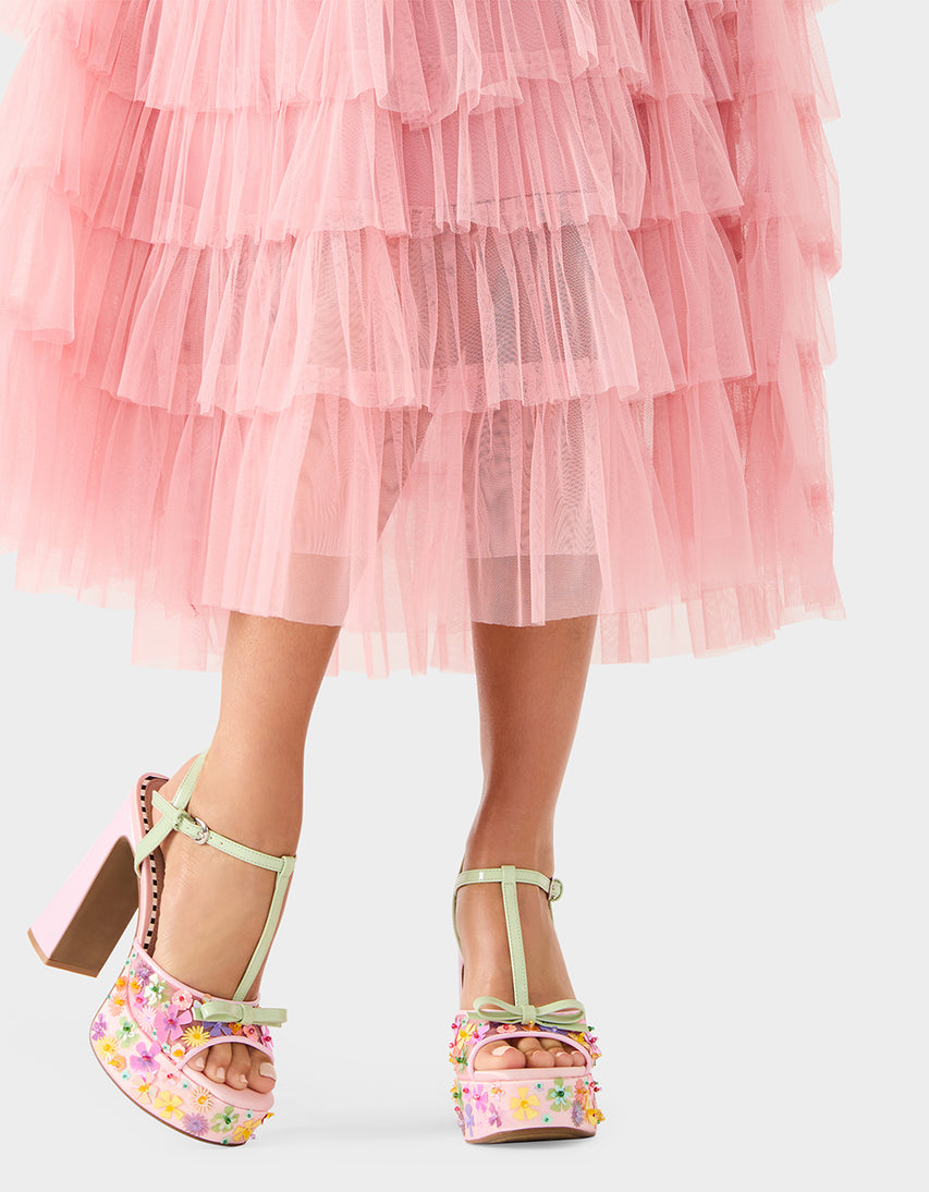 MELODIE PINK MULTI - SHOES - Betsey Johnson