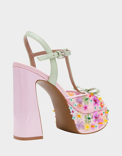 MELODIE PINK MULTI - SHOES - Betsey Johnson