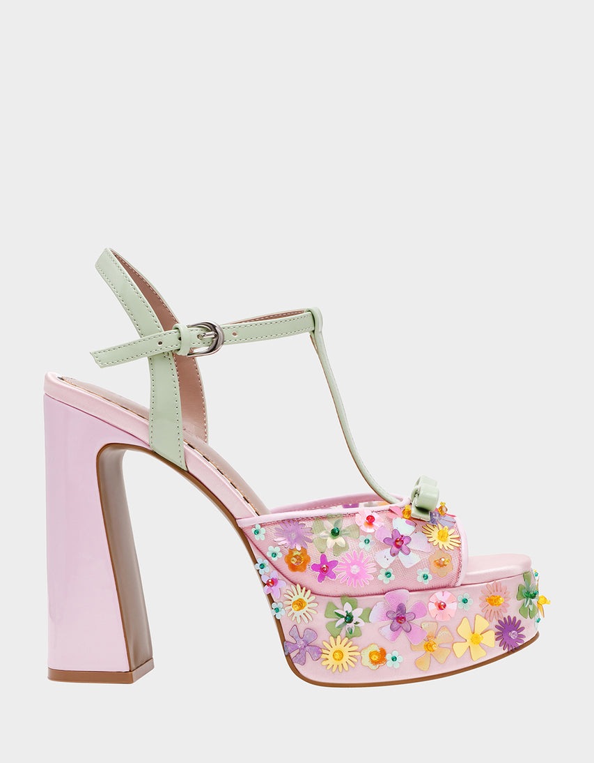 MELODIE PINK MULTI - SHOES - Betsey Johnson
