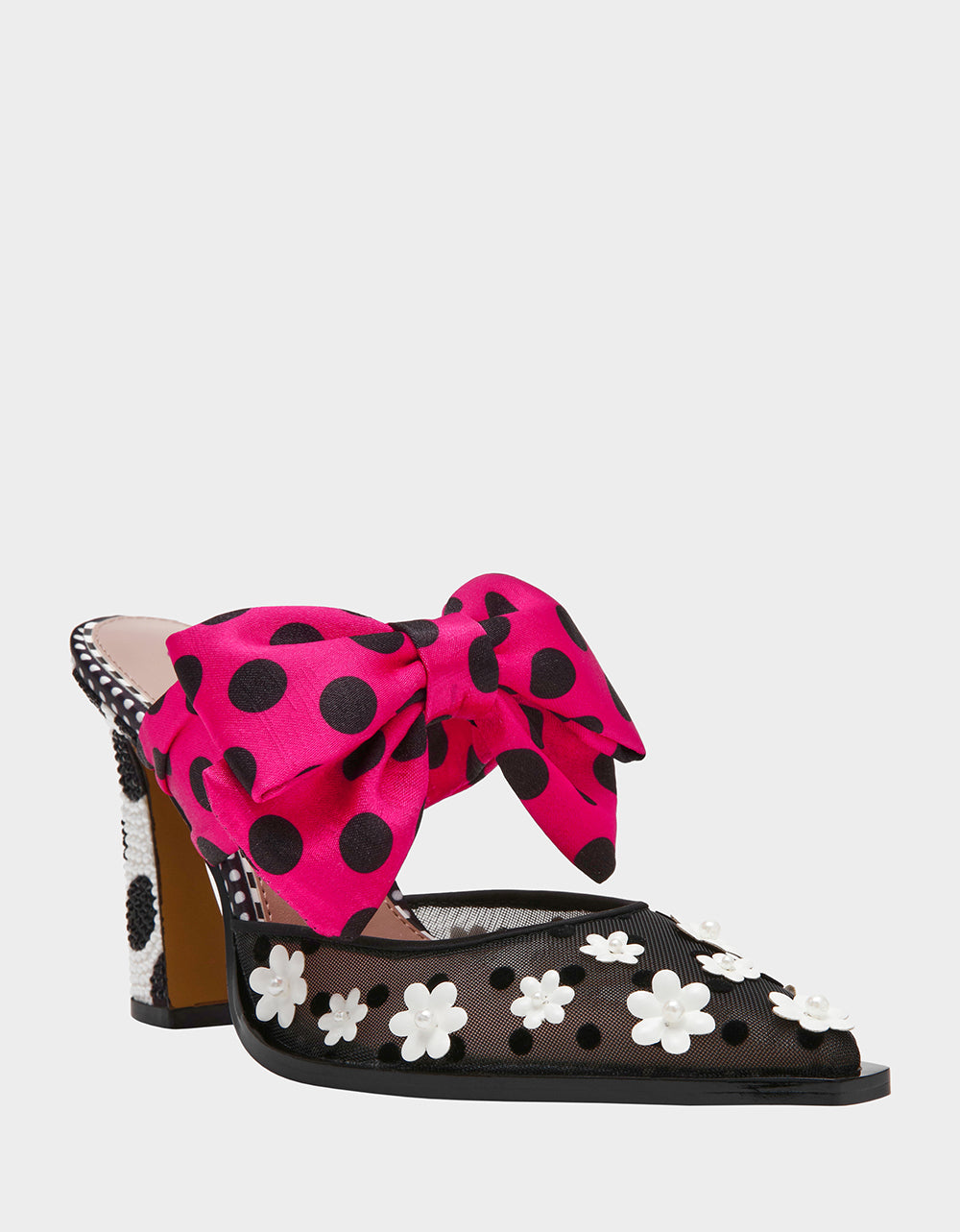 NAOMI BLACK/WHITE/MULTI - SHOES - Betsey Johnson - view 2