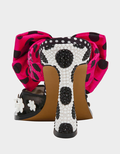 NAOMI BLACK/WHITE/MULTI - SHOES - Betsey Johnson