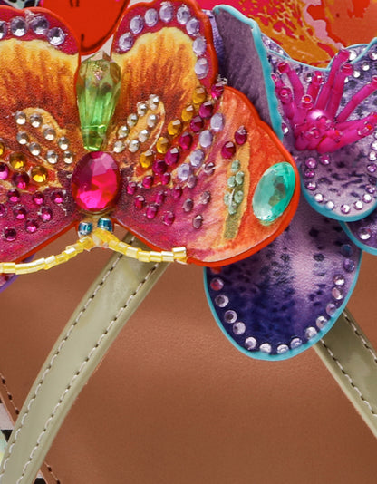 NICOLLE WHITE MULTI - SHOES - Betsey Johnson