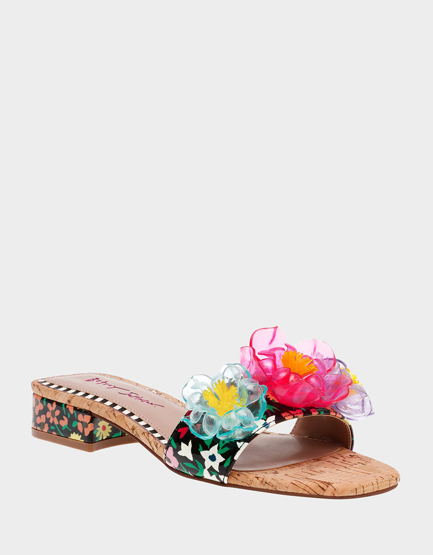 BRICE BLACK MULTI - SHOES - Betsey Johnson