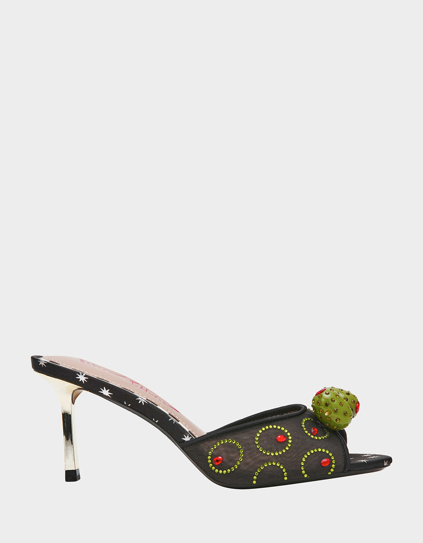 OLIVE BLACK MULTI - SHOES - Betsey Johnson