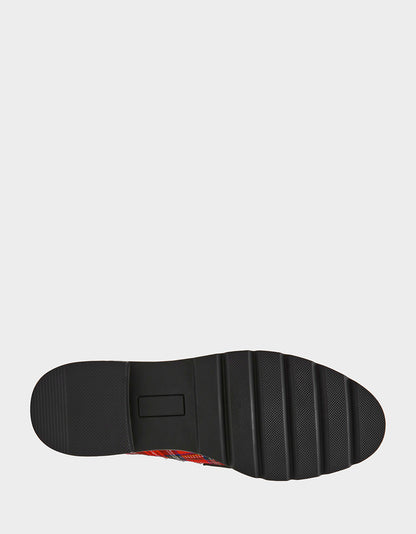 OLLY RED PLAID - SHOES - Betsey Johnson
