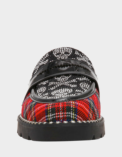 OLLY RED PLAID - SHOES - Betsey Johnson