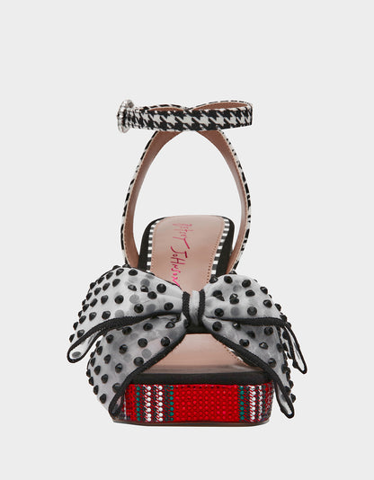 PAULINA RED PLAID - SHOES - Betsey Johnson