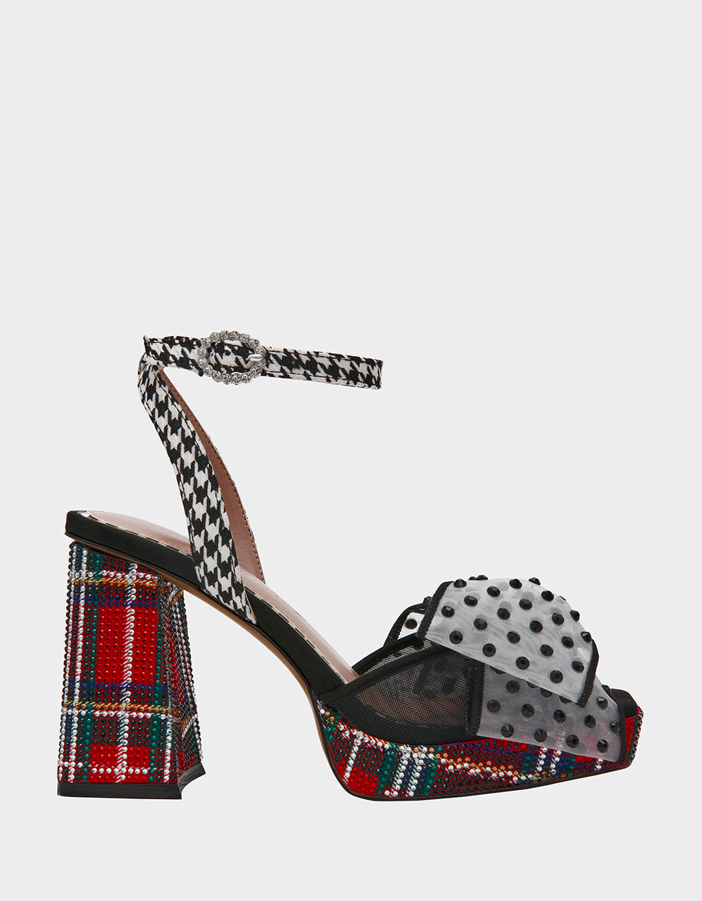 PAULINA RED PLAID - SHOES - Betsey Johnson