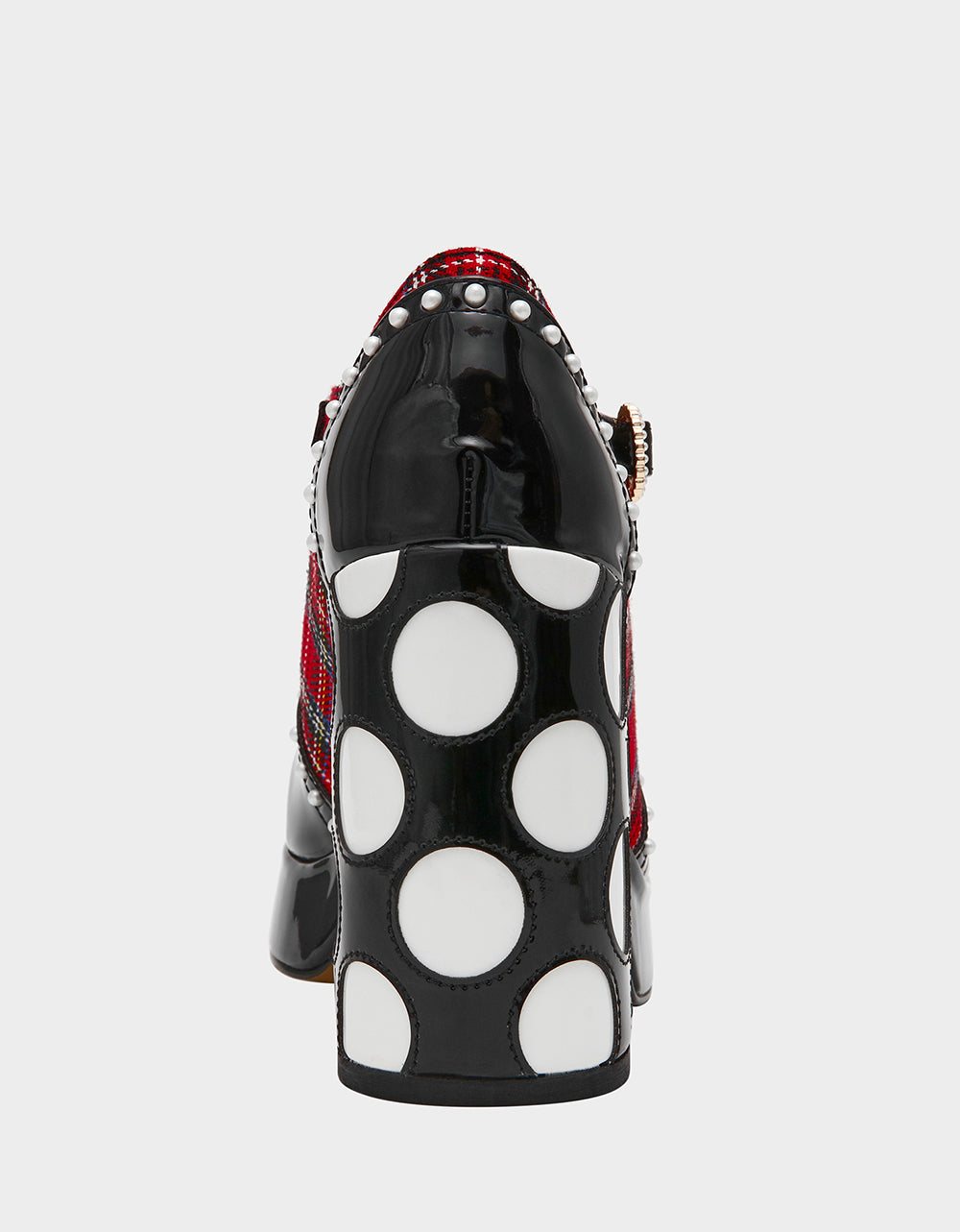 PERRIE RED PLAID MULTI - SHOES - Betsey Johnson - view 6