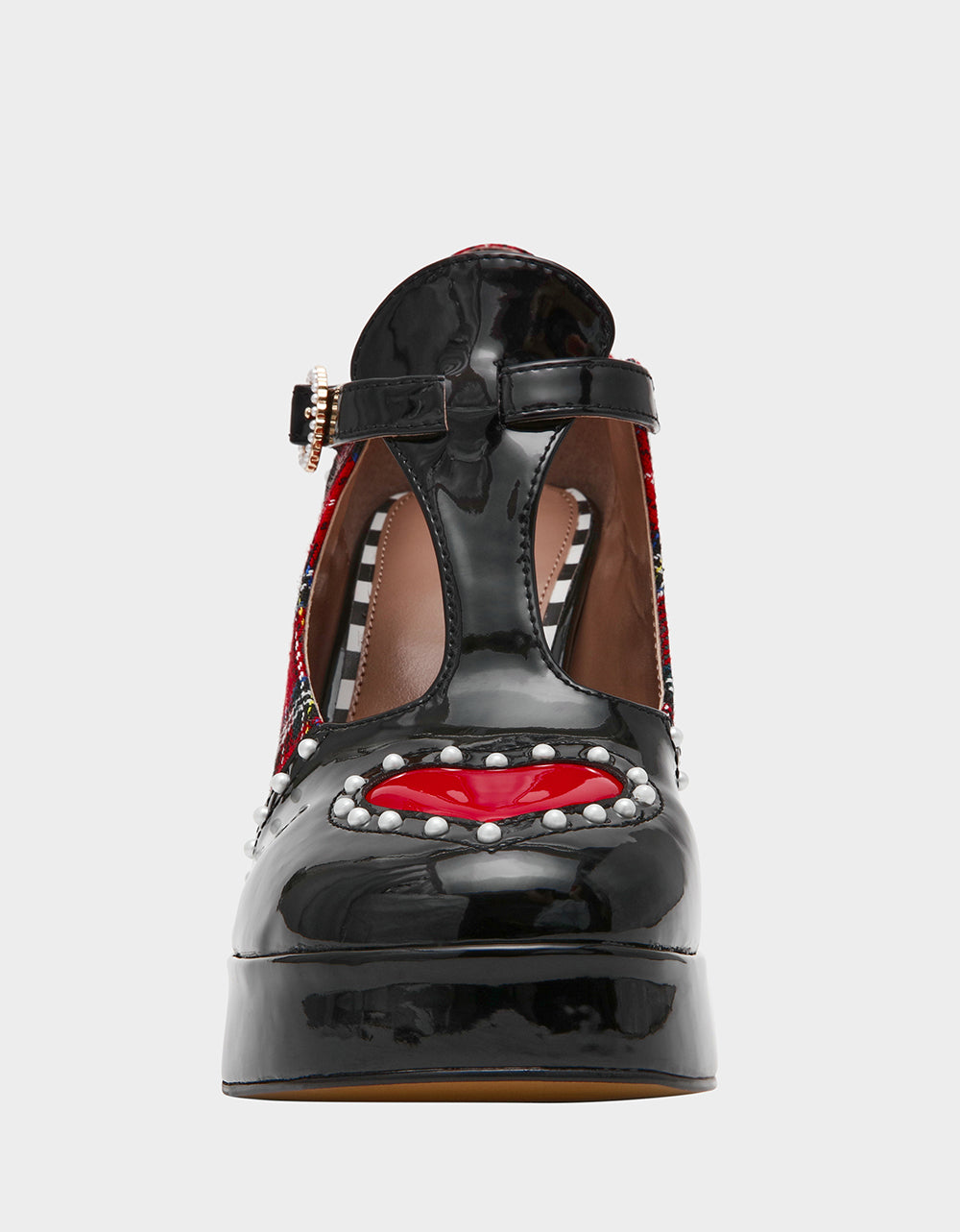 PERRIE RED PLAID MULTI - SHOES - Betsey Johnson - view 3
