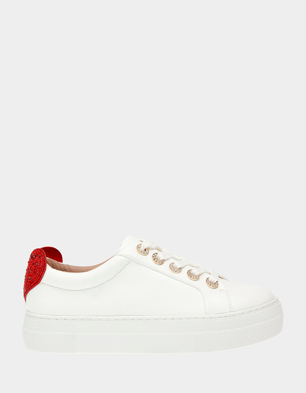 PRESELY WHITE MULTI - SHOES - Betsey Johnson