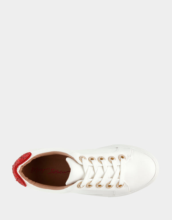 PRESELY WHITE MULTI - SHOES - Betsey Johnson