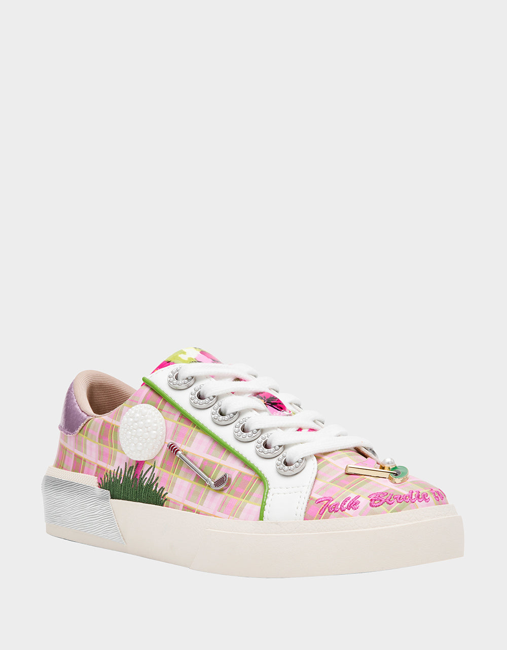 PUTTER PINK/GREEN MULTI - SHOES - Betsey Johnson - view 2