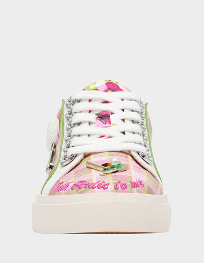 PUTTER PINK/GREEN MULTI - SHOES - Betsey Johnson