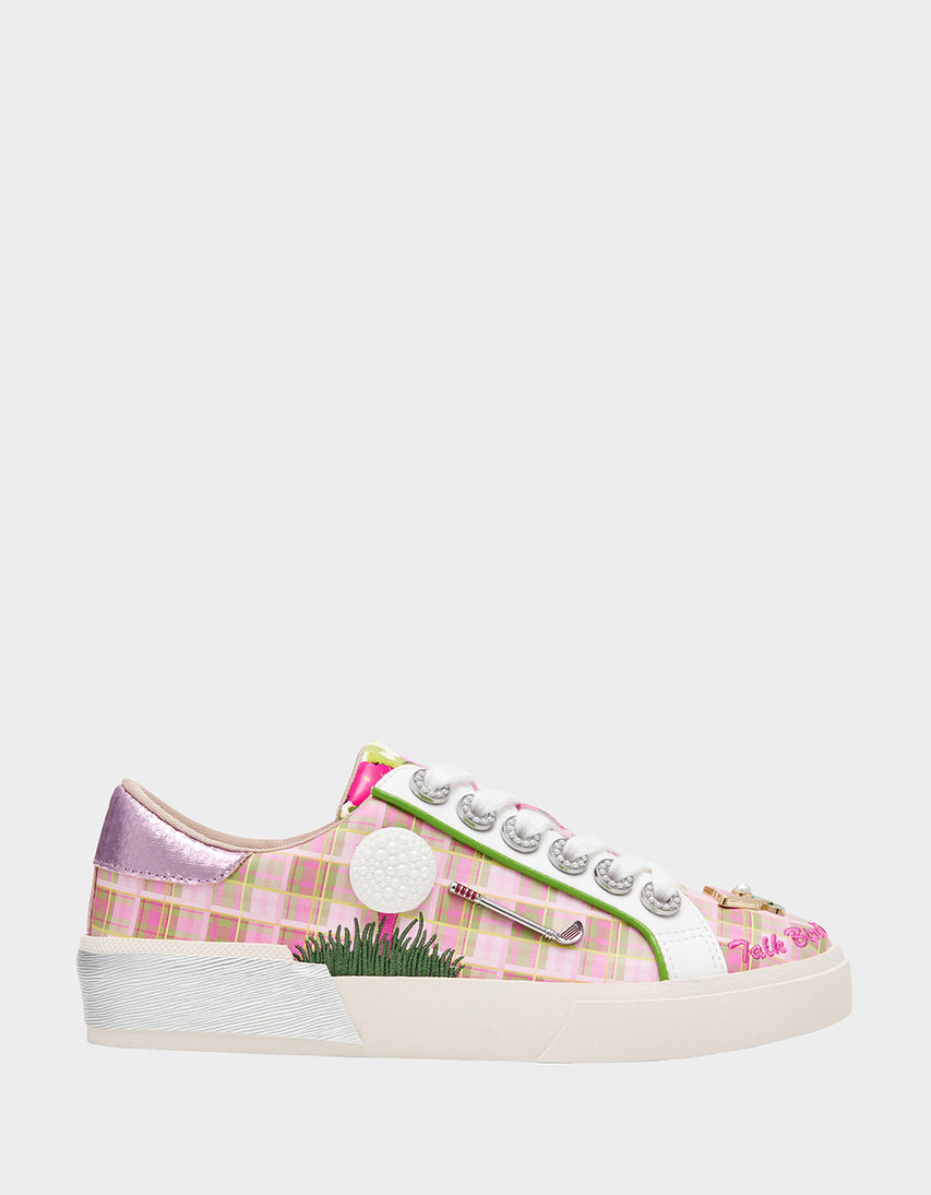 PUTTER PINK/GREEN MULTI - SHOES - Betsey Johnson
