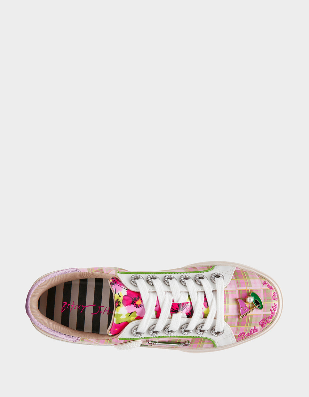 PUTTER PINK/GREEN MULTI - SHOES - Betsey Johnson - view 6