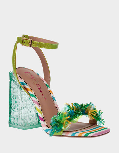 QUINTA GREEN MULTI - SHOES - Betsey Johnson