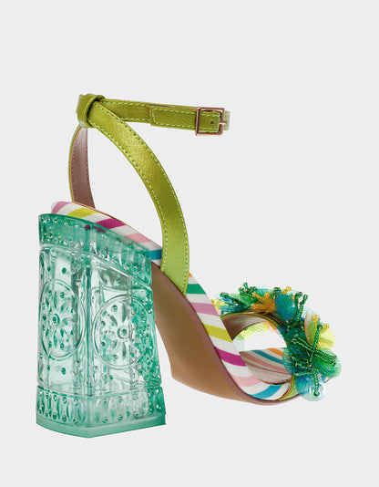 QUINTA GREEN MULTI - SHOES - Betsey Johnson