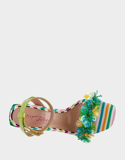 QUINTA GREEN MULTI - SHOES - Betsey Johnson