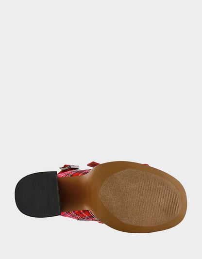 RAMONA PINK PLAID MULTI - SHOES - Betsey Johnson