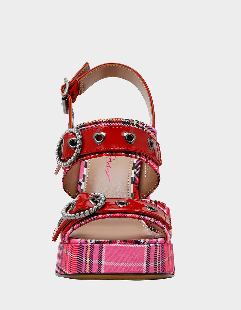 RAMONA PINK PLAID MULTI - SHOES - Betsey Johnson - view 3