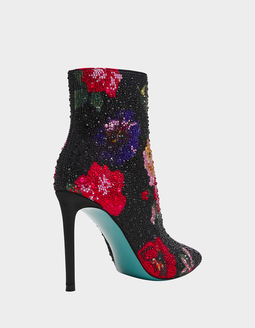 BELLE BLACK FLOWER MULTI - SHOES - Betsey Johnson