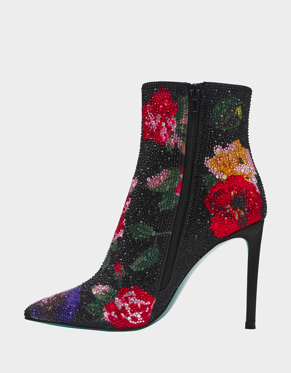 BELLE BLACK FLOWER MULTI - SHOES - Betsey Johnson