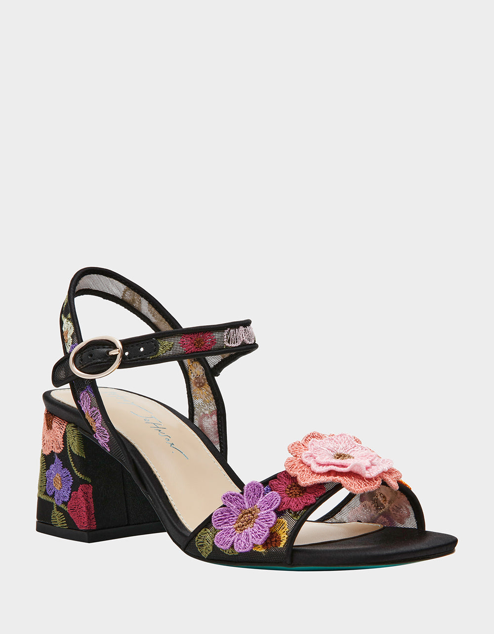 BLARE BLACK FLORAL - SHOES - Betsey Johnson