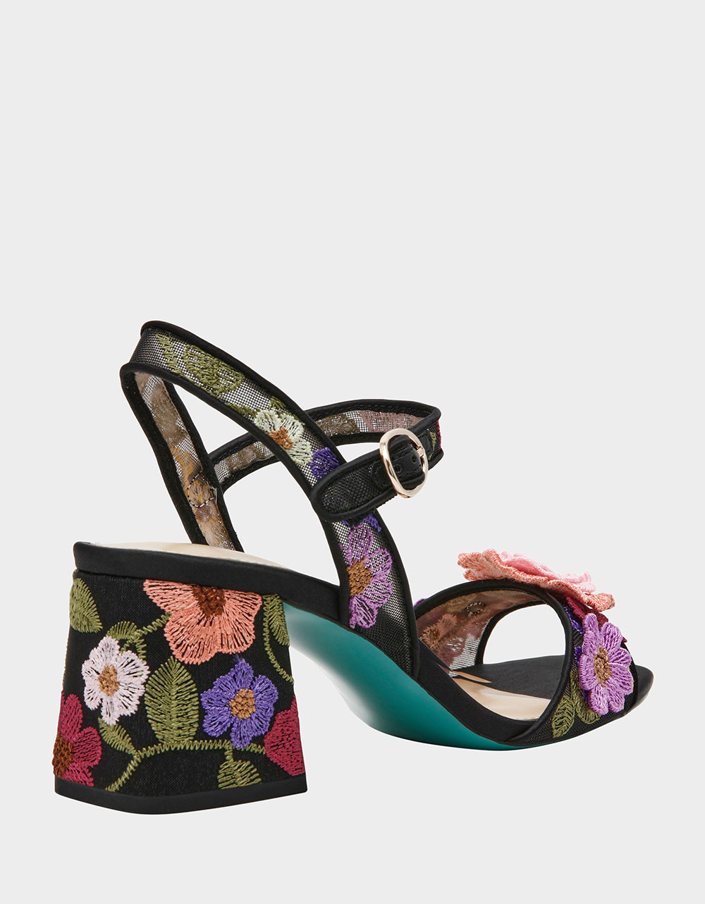 BLARE BLACK FLORAL - SHOES - Betsey Johnson