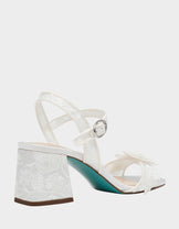 BLARE IVORY Square-Toe Block Heel | Women's Heels – Betsey Johnson