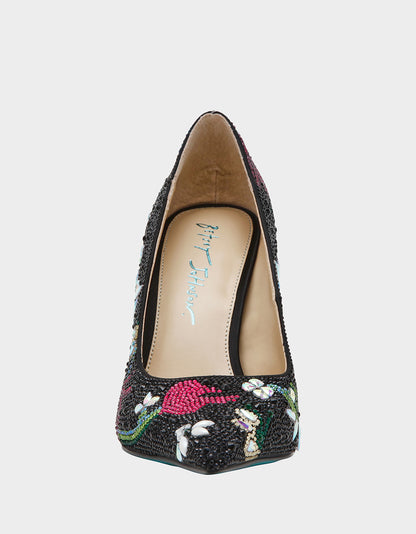 BRICE BLACK MULTI - SHOES - Betsey Johnson