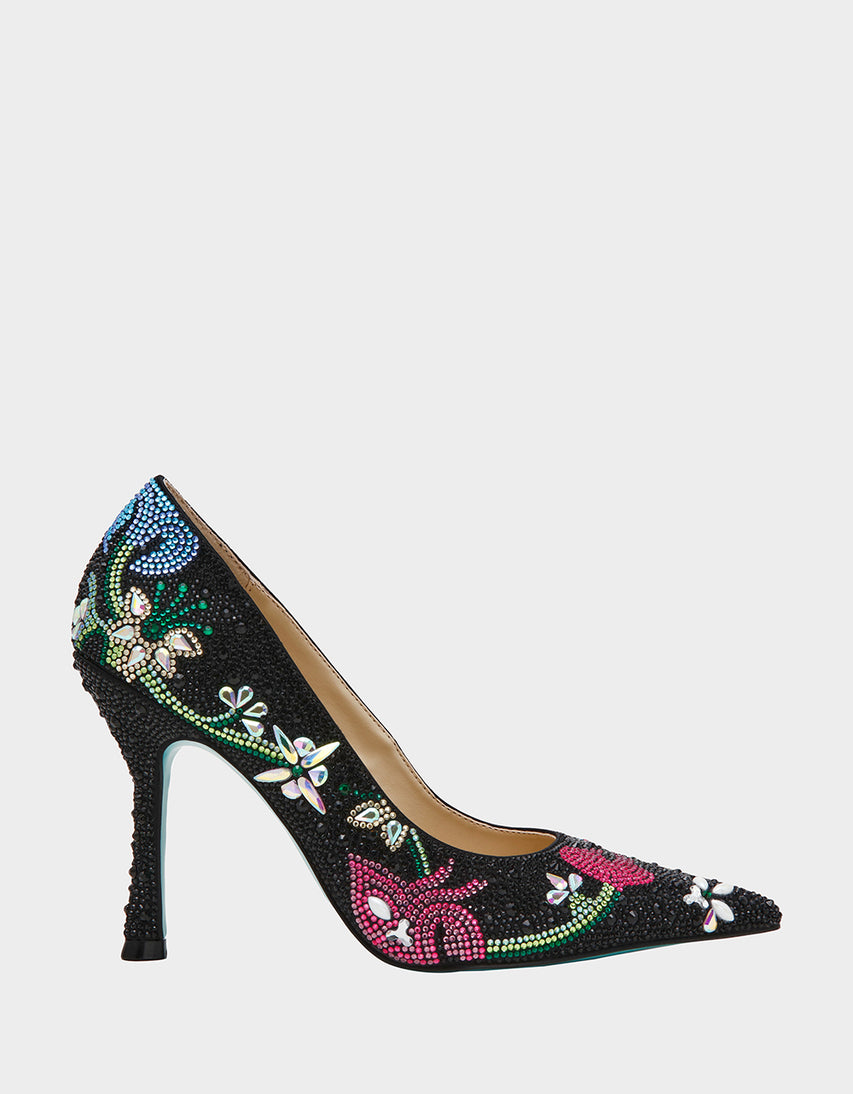 BRICE BLACK MULTI - SHOES - Betsey Johnson