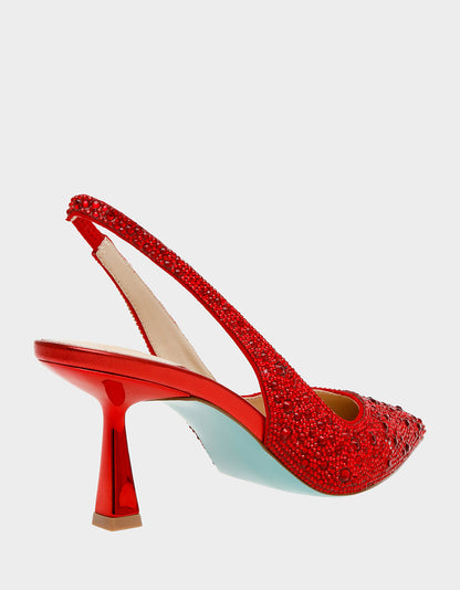 CLARK RED - SHOES - Betsey Johnson