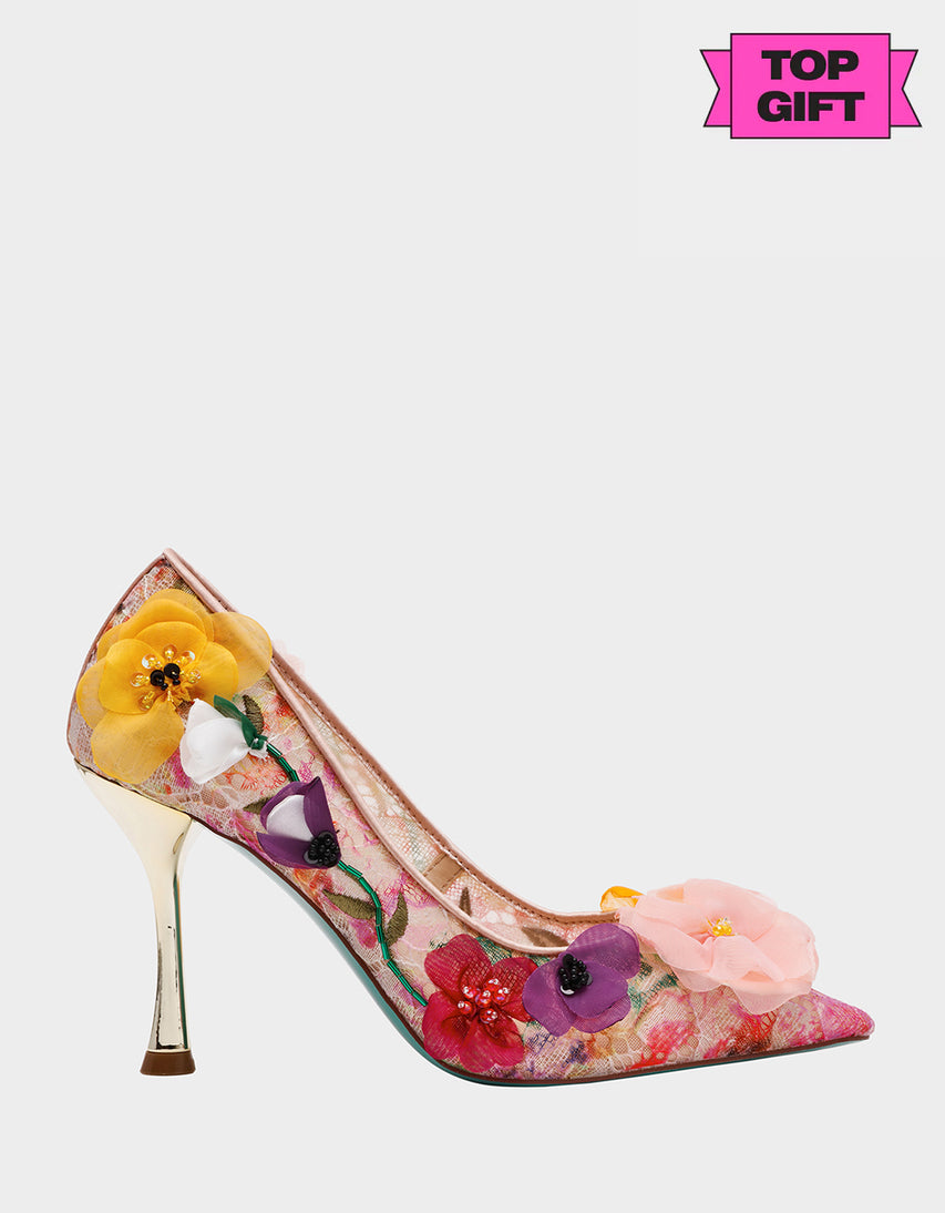 DARCY NUDE MULTI - SHOES - Betsey Johnson