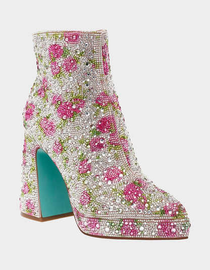 DELLA FLORAL RHINESTONES - SHOES - Betsey Johnson