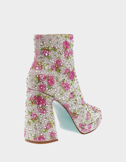 DELLA FLORAL RHINESTONES - SHOES - Betsey Johnson