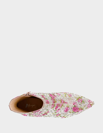 DELLA FLORAL RHINESTONES - SHOES - Betsey Johnson