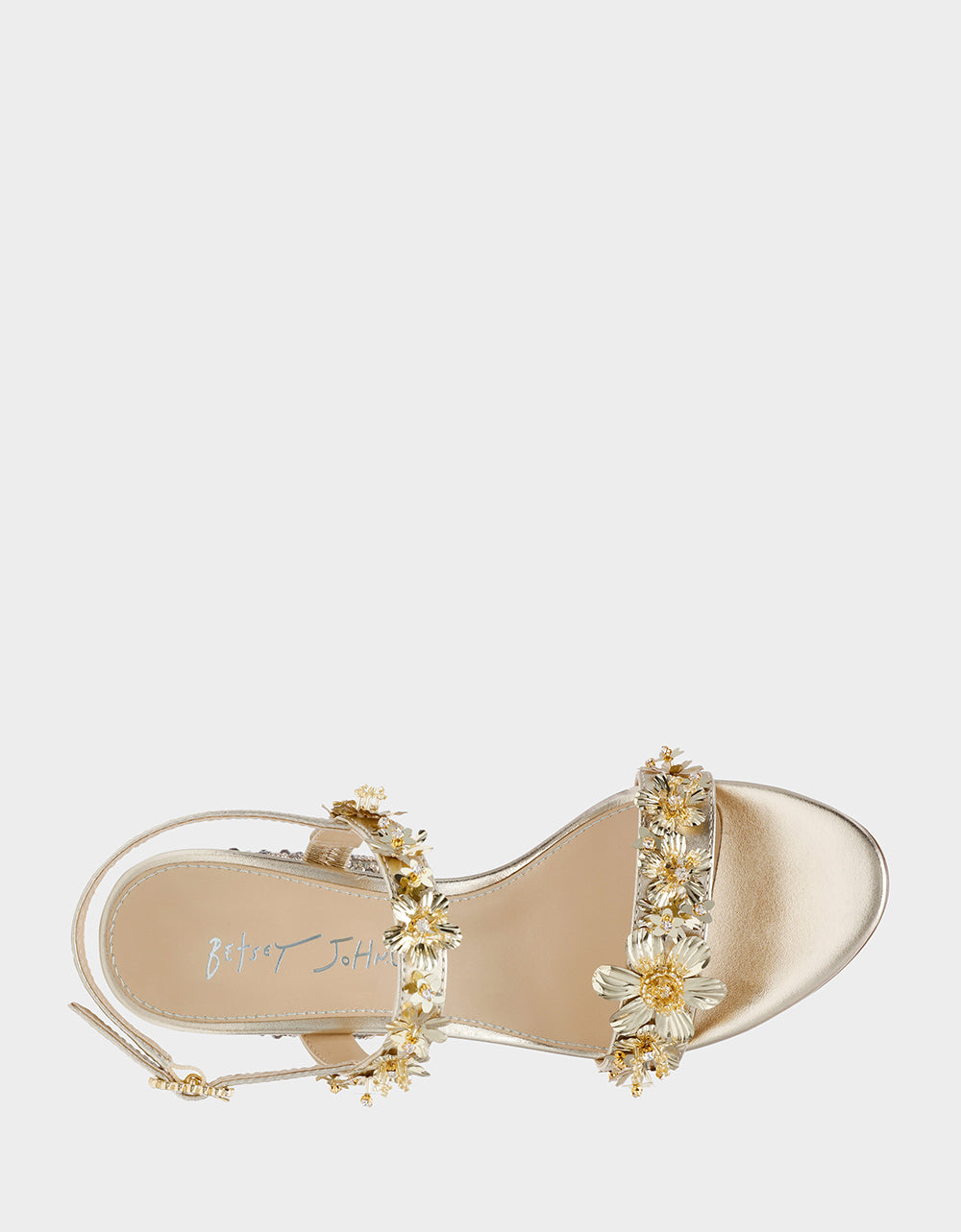 Blue by Betsey Johnson Drue Women's Sandals Light Gold : 11 M Blue by Betsey Johnson Drue Women's Sandals Light Gold : 11 M