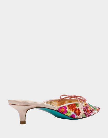 KEELY NUDE FLORAL - SHOES - Betsey Johnson
