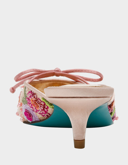 KEELY NUDE FLORAL - SHOES - Betsey Johnson