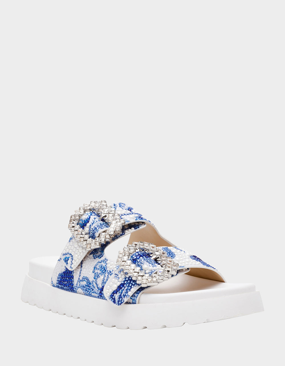 MATIE WHITE BLUE FLORAL - SHOES - Betsey Johnson - view 3