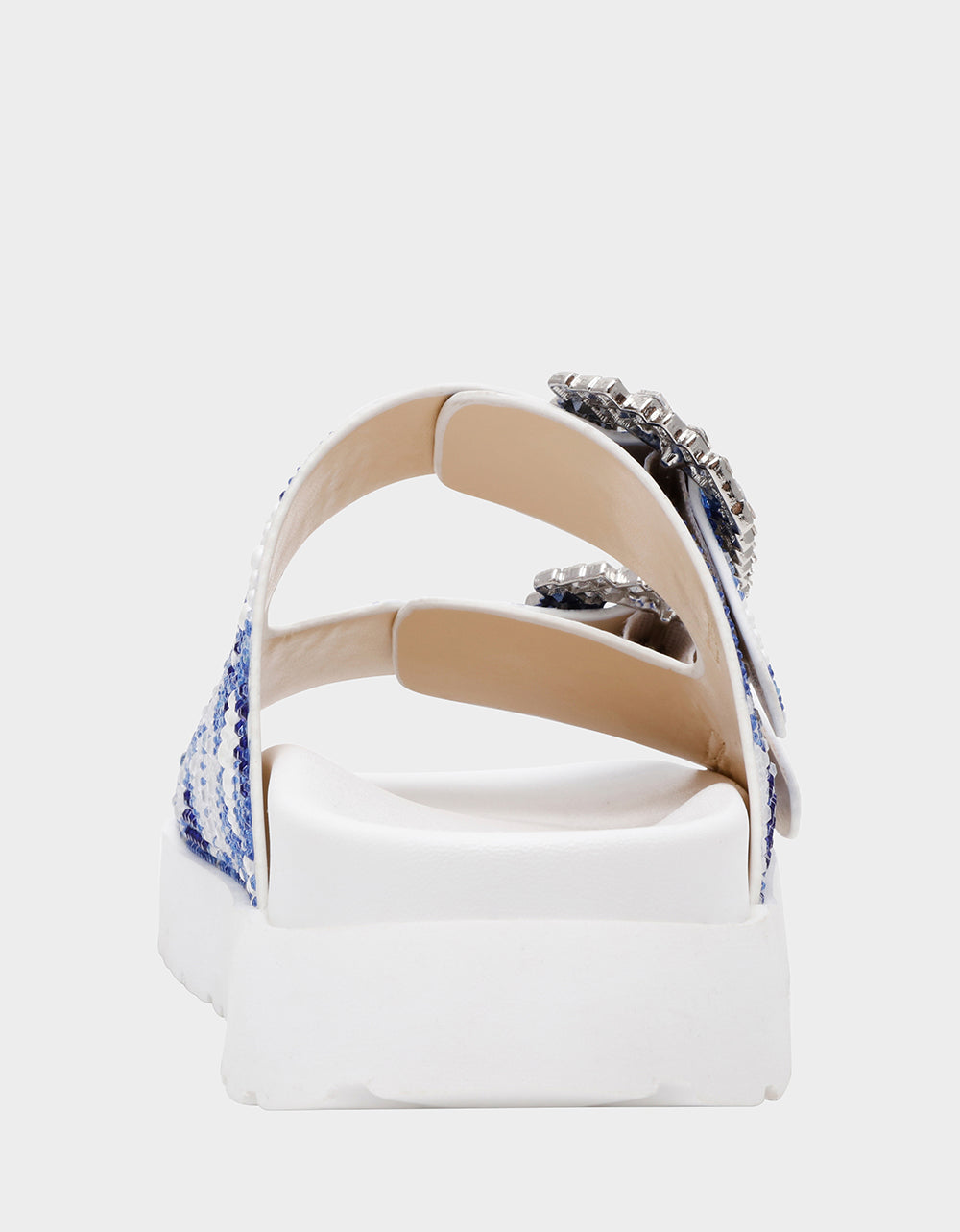 MATIE WHITE BLUE FLORAL - SHOES - Betsey Johnson - view 5