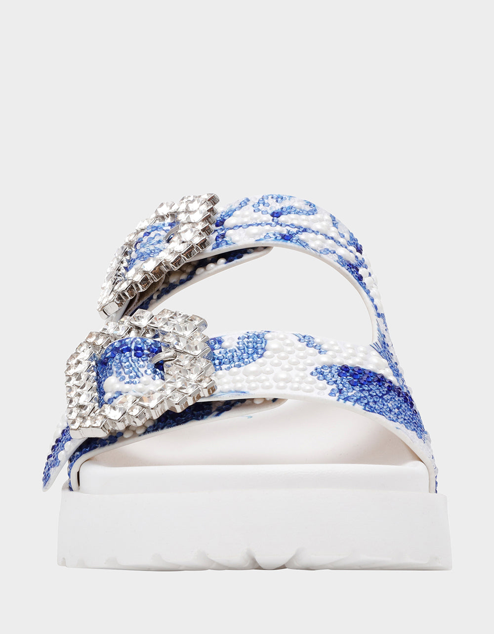 MATIE WHITE BLUE FLORAL - SHOES - Betsey Johnson - view 4