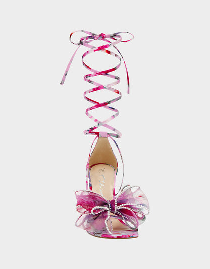 MAY PINK FLORAL - SHOES - Betsey Johnson