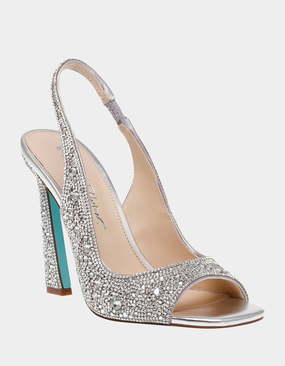 Cute Small Silver Heel MINA SILVER Heel Women's Heels – Betsey Johnson