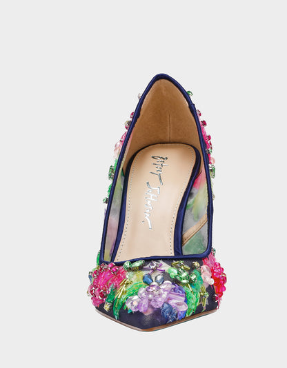 NETTA NAVY MULTI - SHOES - Betsey Johnson