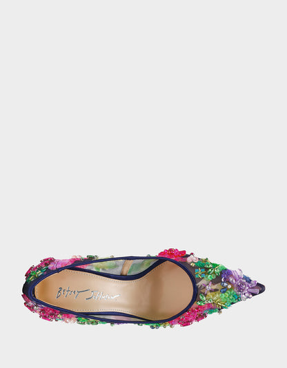 NETTA NAVY MULTI - SHOES - Betsey Johnson